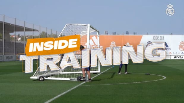 Real Madrid held the final training session ahead of hosting Espanyol